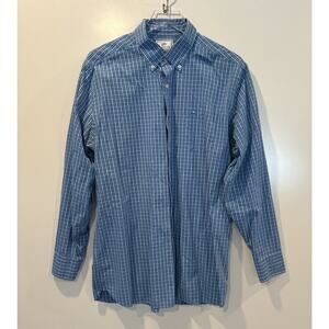 Southern Tide Mens Plaid Classic Fit Long Sleeve Cotton Shirt Size‎ Large (1837)